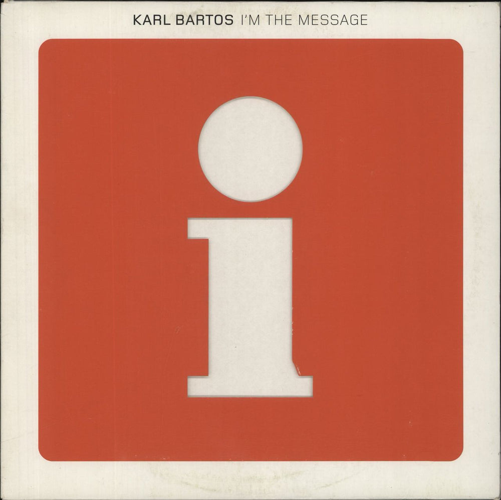 Karl Bartos I'm The Message German Promo 12" vinyl single (12 inch record / Maxi-single) HOM003