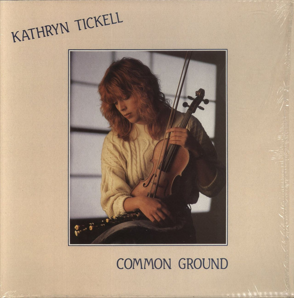 Kathryn Tickell Common Ground - Shrink UK vinyl LP album (LP record) CRO220