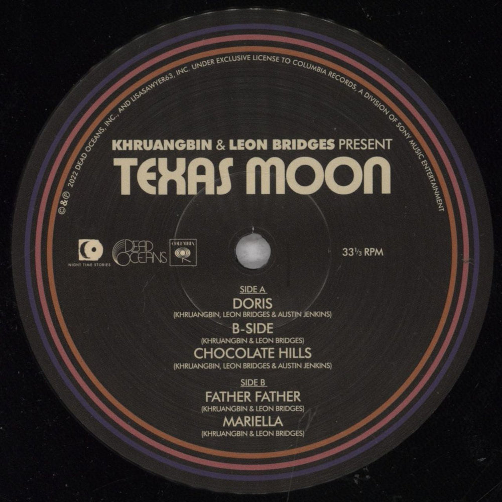 Khruangbin Texas Moon US 12" vinyl single (12 inch record / Maxi-single) 03W12TE845034