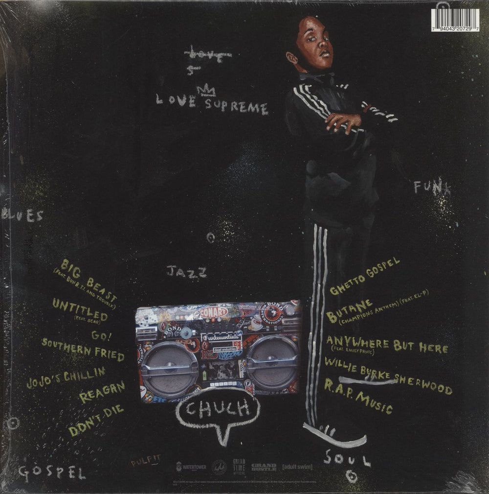 Killer Mike R.A.P. Music - Hype Stickered Shrink US vinyl LP album (LP record) 794043207297