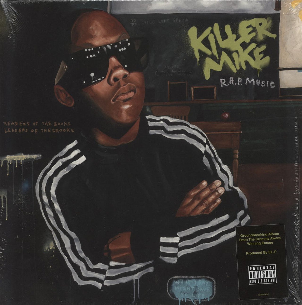 Killer Mike R.A.P. Music - Hype Stickered Shrink US vinyl LP album (LP record) WTM40692