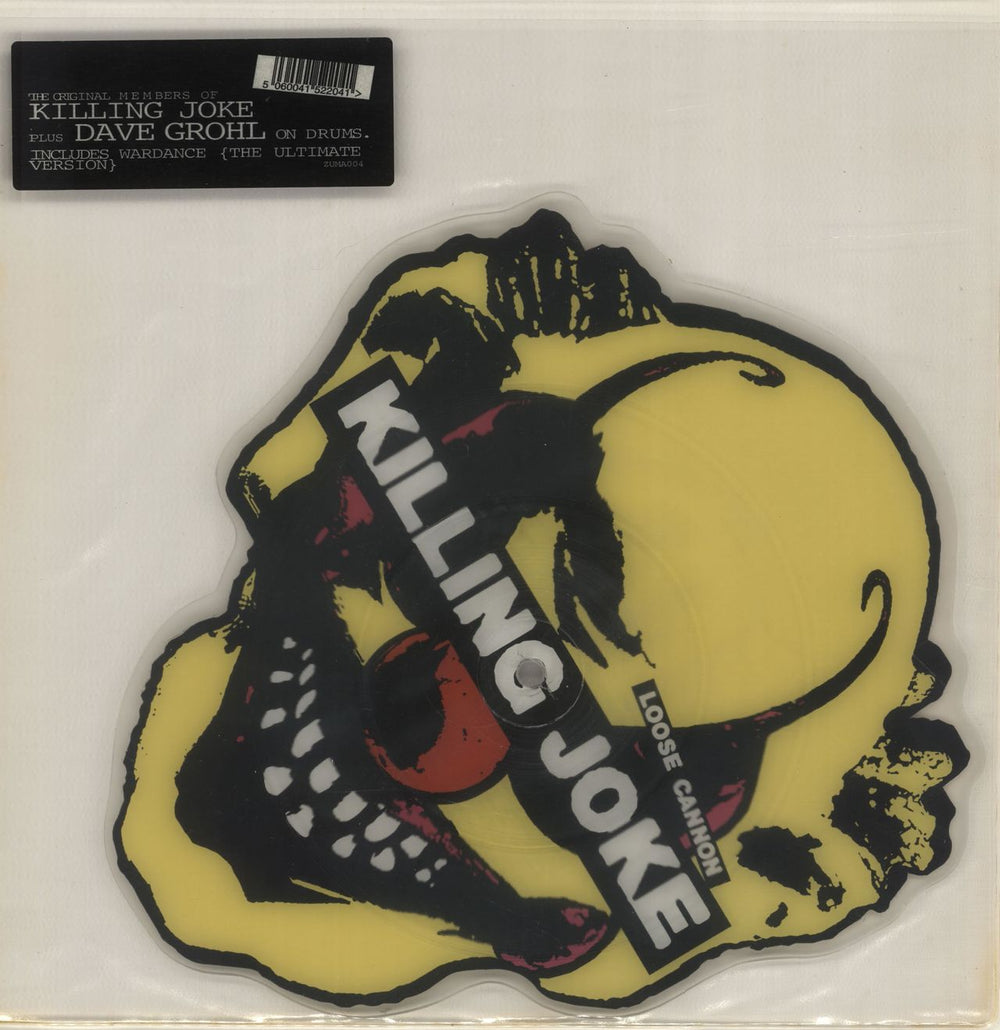 Killing Joke Loose Cannon UK shaped picture disc (picture disc vinyl record) ZUMA004