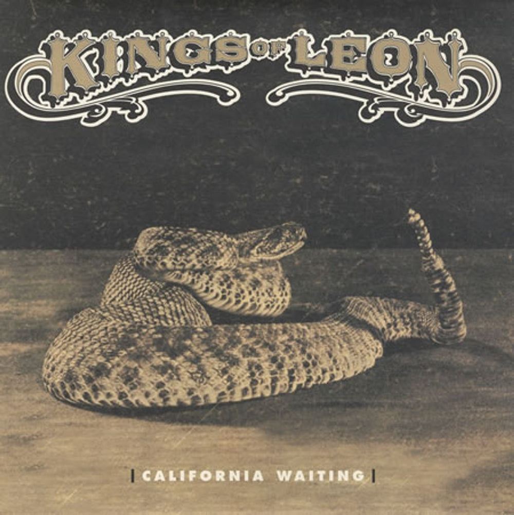 Kings Of Leon California Waiting - Clear Vinyl UK 10" vinyl single (10 inch record) HMD36