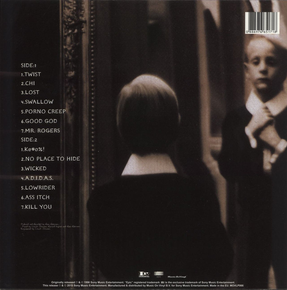 Korn Life Is Peachy - 180gm UK vinyl LP album (LP record) 886976651718