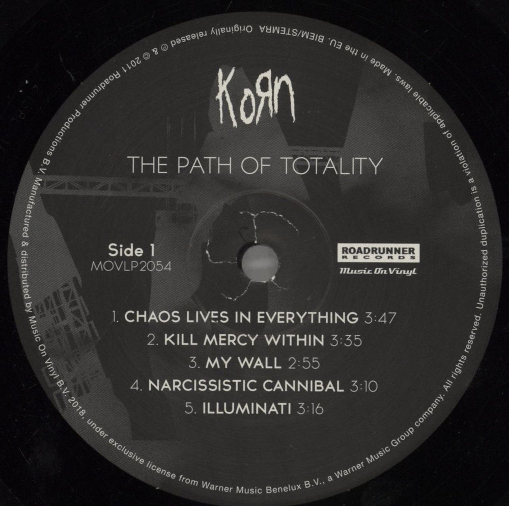 Korn The Path Of Totality - 180gm UK vinyl LP album (LP record) KORLPTH857000