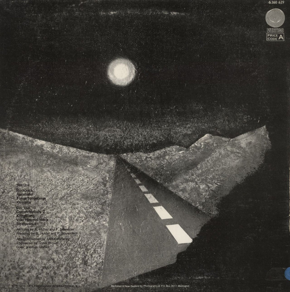 Kraftwerk Exceller 8 - EX New Zealand vinyl LP album (LP record)