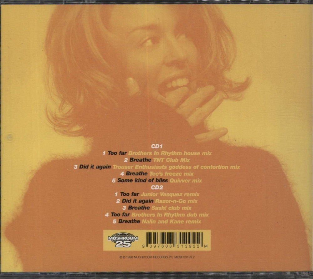 Kylie Minogue Impossible Remixes Australian 2 CD album set (Double CD) 9397603312922