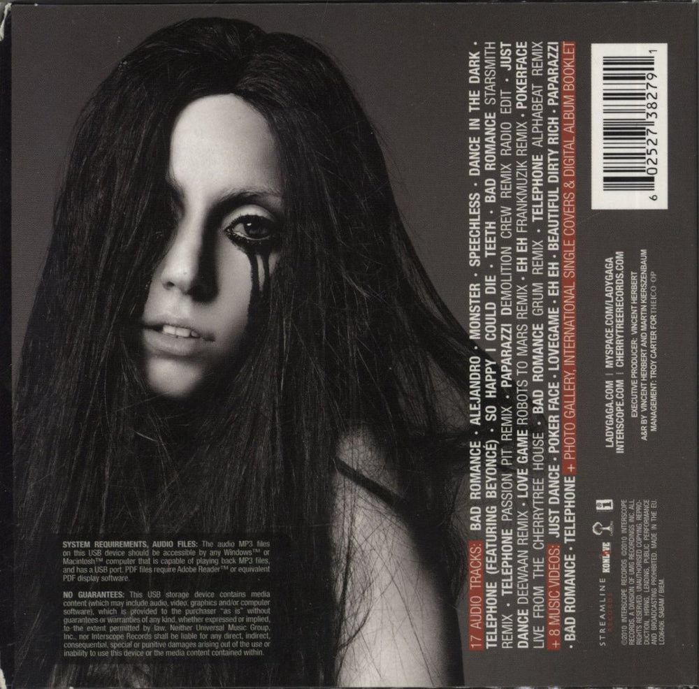 Lady Gaga The Fame Monster UK CD-ROM 602527382791