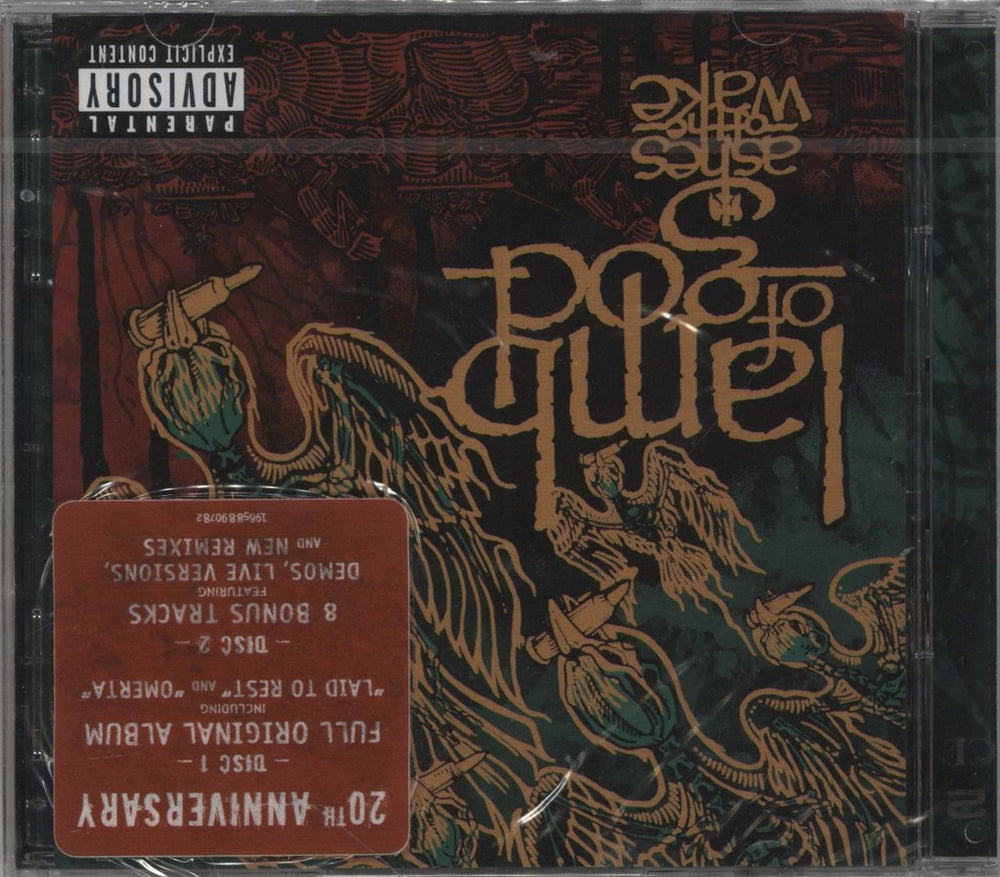 Lamb Of God Ashes Of The Wake: 20th Anniversary - Sealed UK CD album (CDLP) LGMCDAS855068