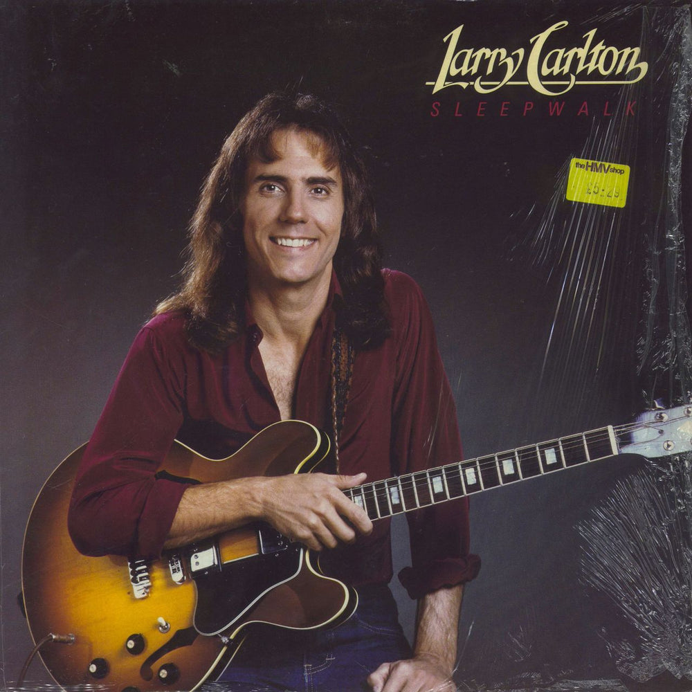 Larry Carlton Sleepwalk - stickered shrink German vinyl LP album (LP record) WBK56974