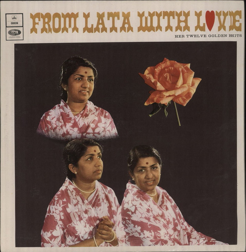 Lata Mangeshkar From Lata With Love - Her Twelve Golden Hits Indian vinyl LP album (LP record) 3AEX5256