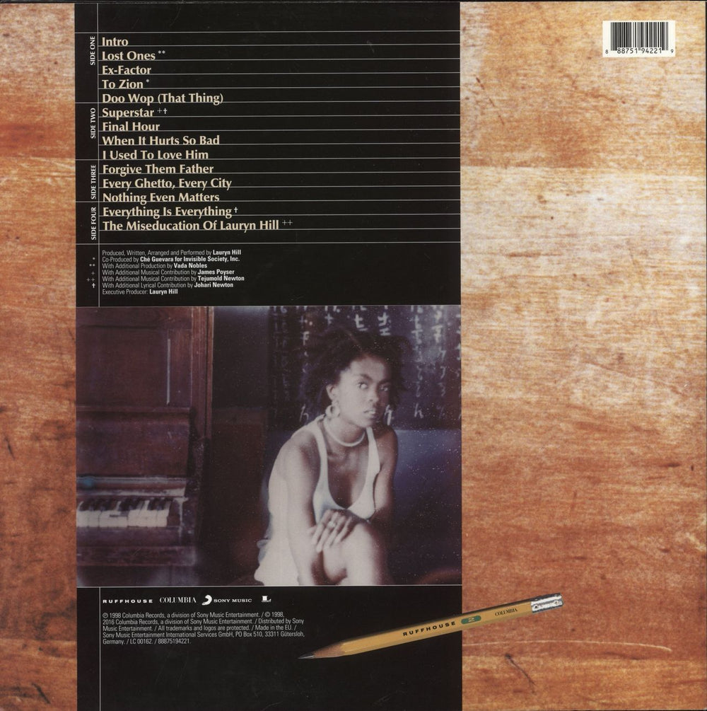Lauryn Hill The Miseducation Of Lauryn Hill - 180gm - EX UK 2-LP vinyl record set (Double LP Album) 888751942219