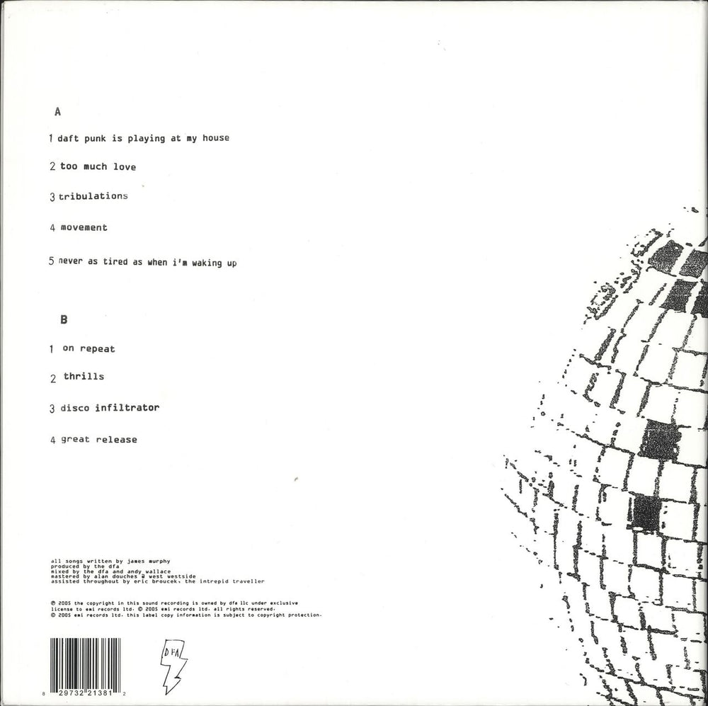 LCD Soundsystem LCD Soundsystem US vinyl LP album (LP record) 829732213812