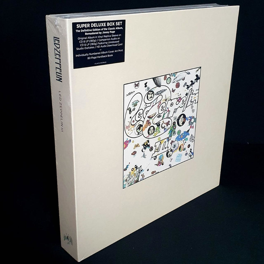 Led Zeppelin Led Zeppelin III Super Deluxe - Numbered - Sealed UK Vinyl Box Set ZEPVXLE605330