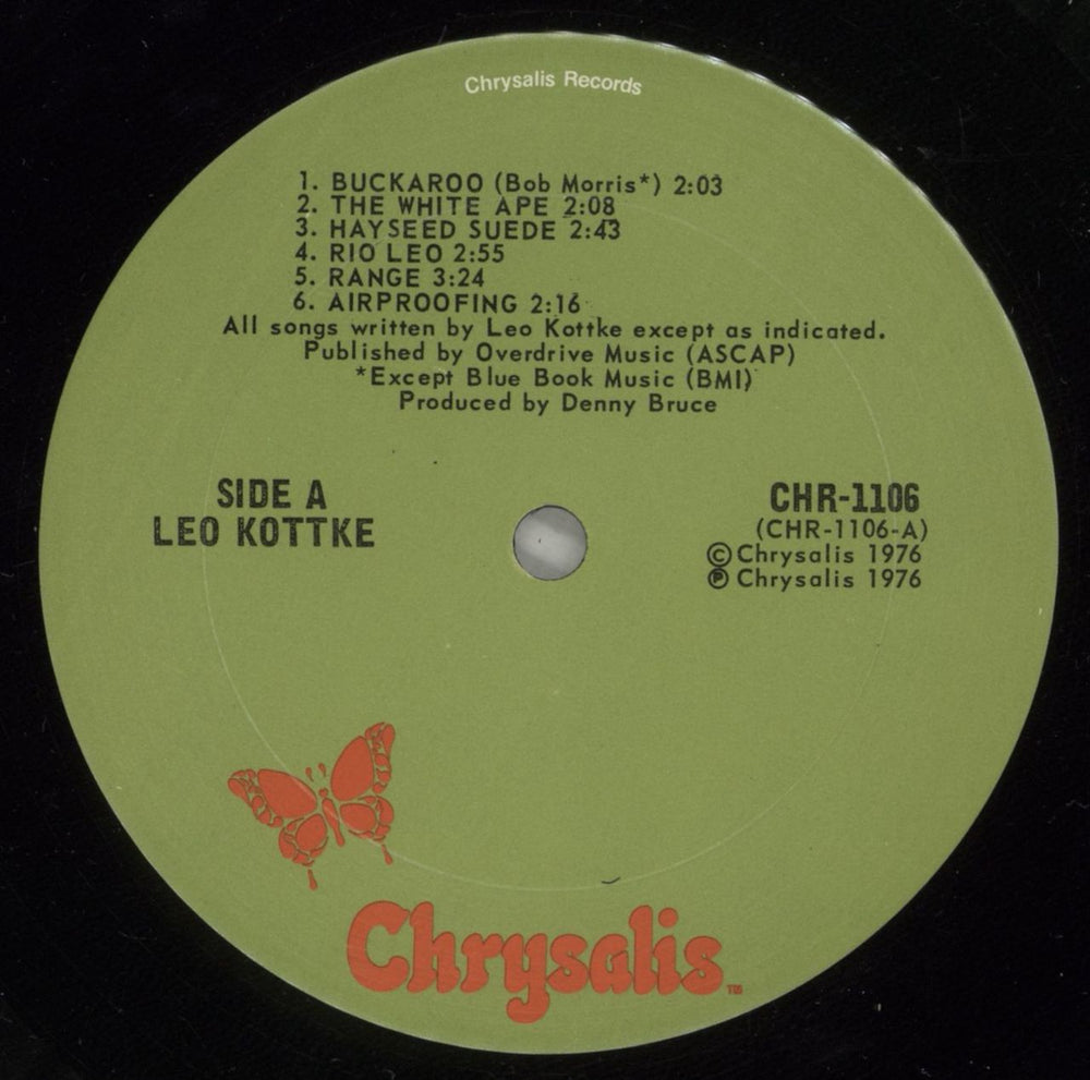 Leo Kottke Leo Kottke US vinyl LP album (LP record) KTTLPLE686330