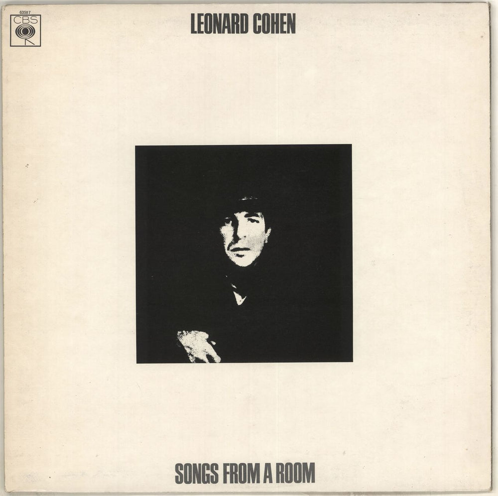 Leonard Cohen Songs From A Room - matte p/s UK vinyl LP album (LP record) 63587