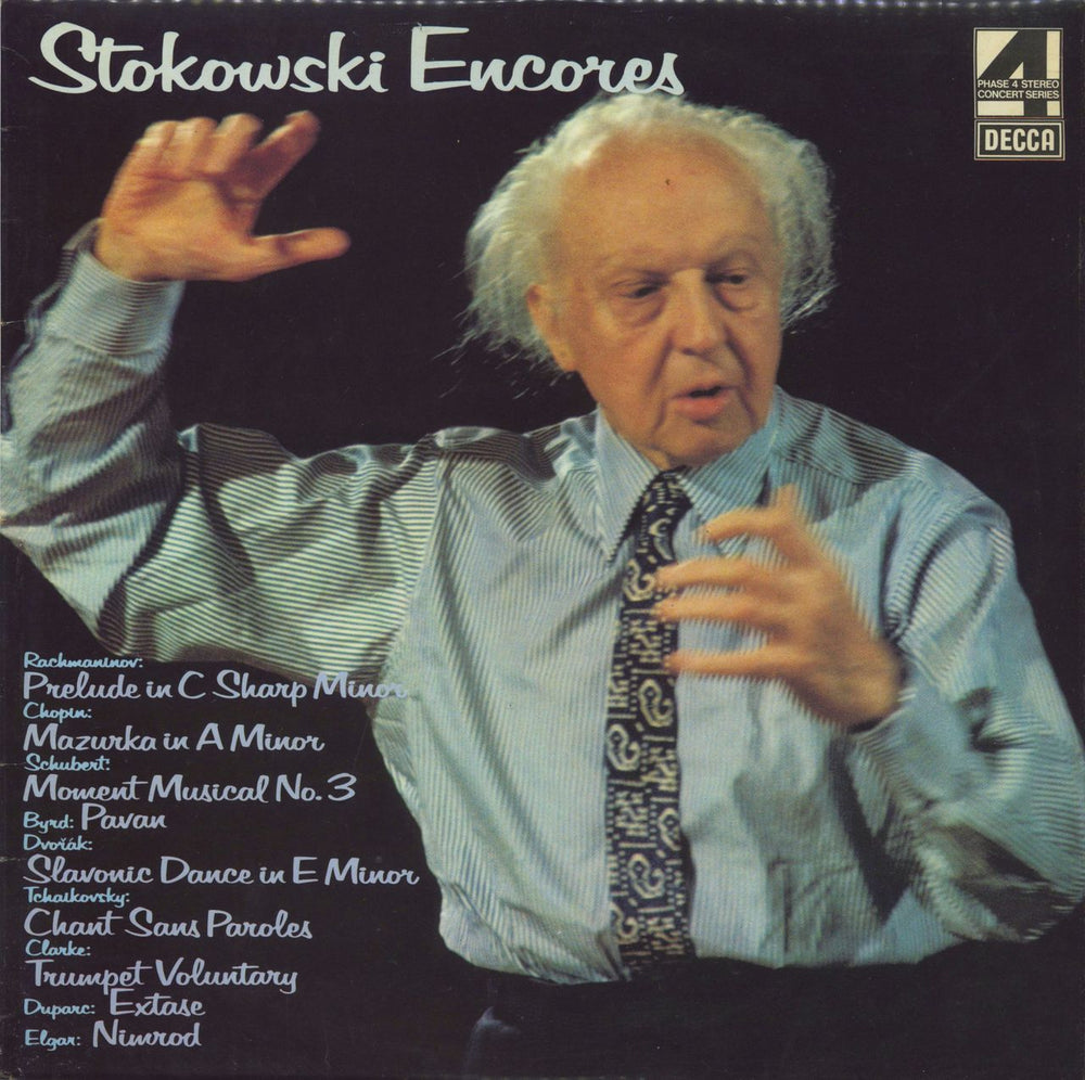 Leopold Stokowski Stokowski Encores - Test Pressing UK vinyl LP album (LP record) PFS4351