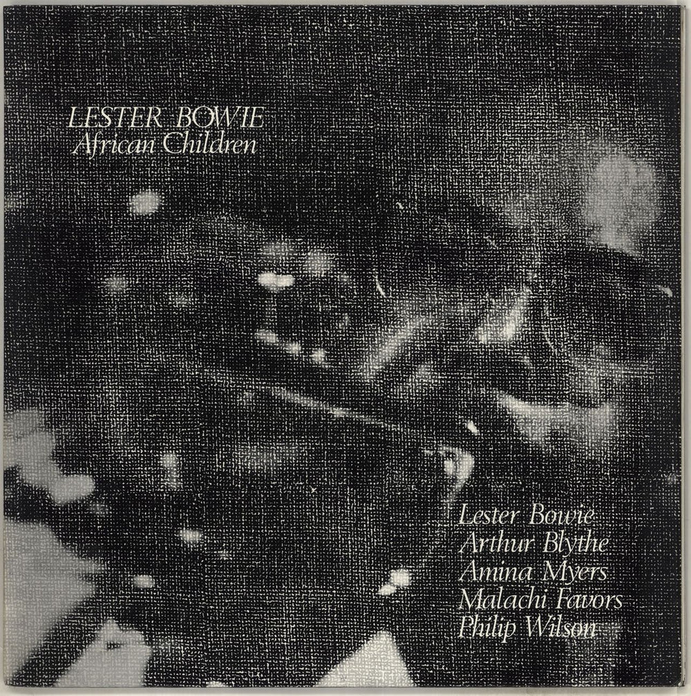 Lester Bowie African Children Italian 2-LP vinyl record set (Double LP Album) HDP29-30