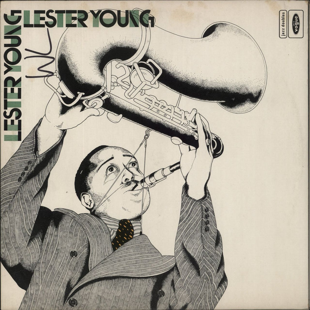 Lester Young Lester Young - Test Pressing UK Promo 2-LP vinyl record set (Double LP Album) VJD514