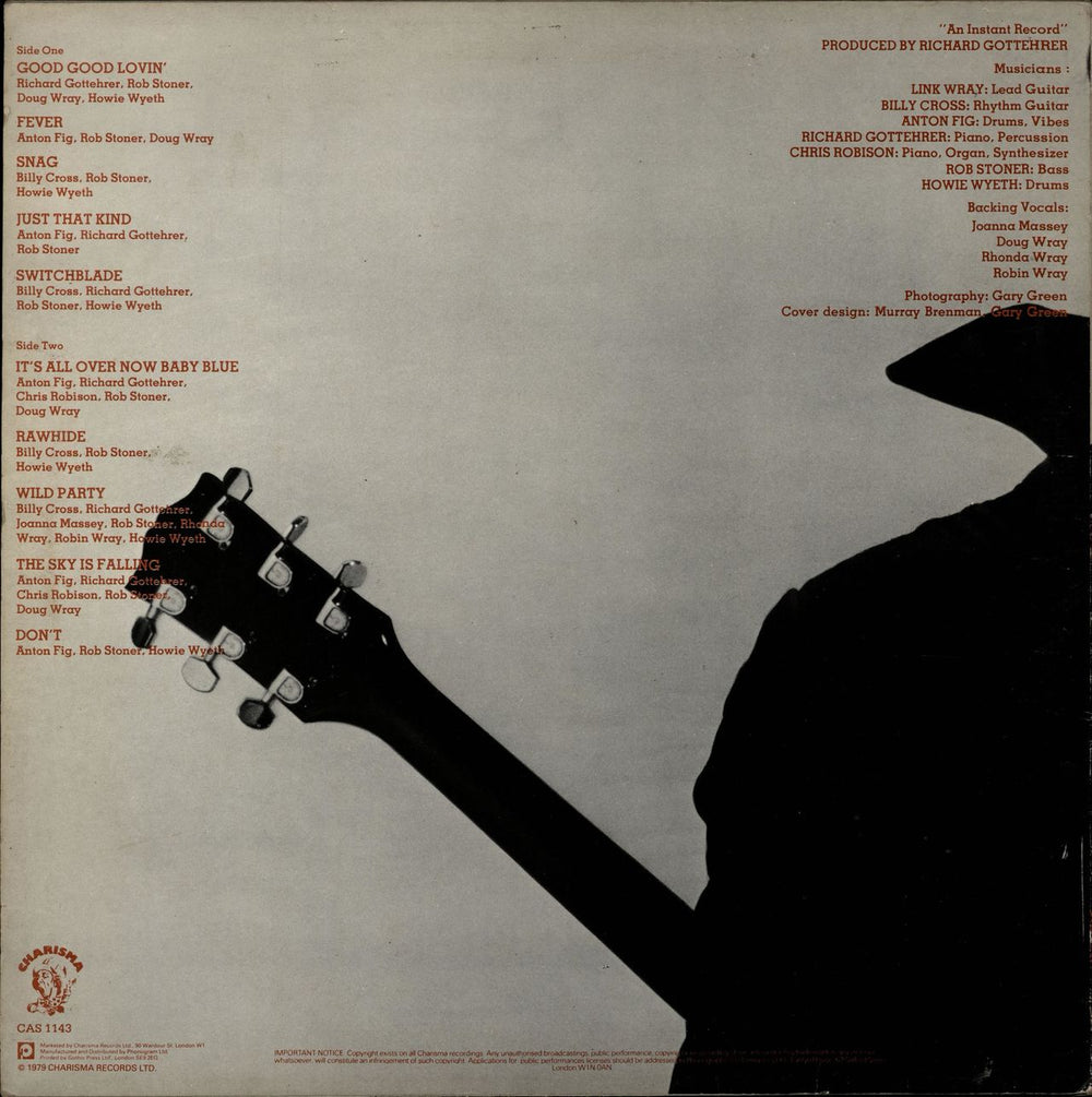 Link Wray Bullshot - EX UK vinyl LP album (LP record)