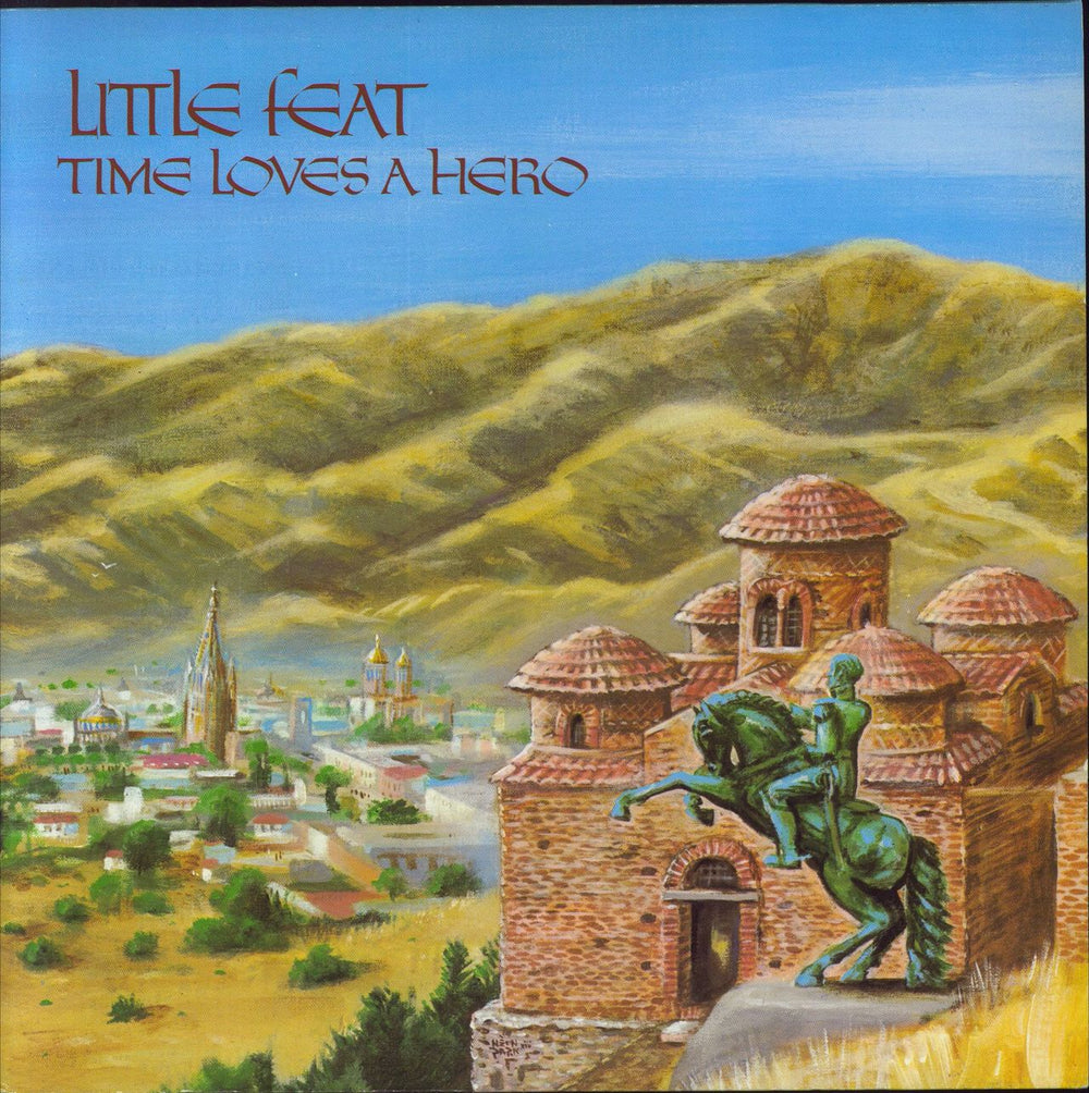 Little Feat Time Loves A Hero German vinyl LP album (LP record) WB56349