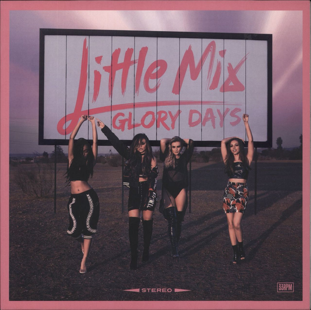 Little Mix Glory Days - Opaque Pink Vinyl UK vinyl LP album (LP record) 88985367811