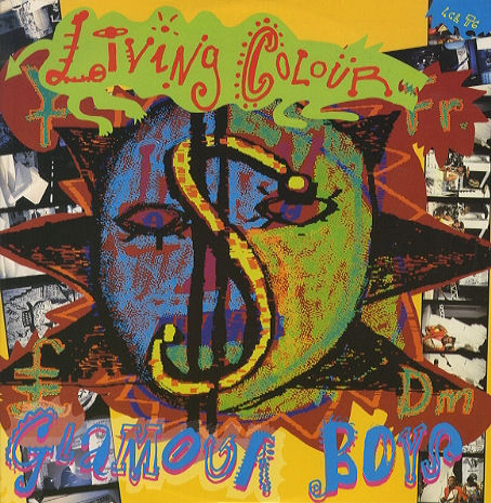 Living Colour Glamour Boys UK 12" vinyl single (12 inch record / Maxi-single) LCLT6