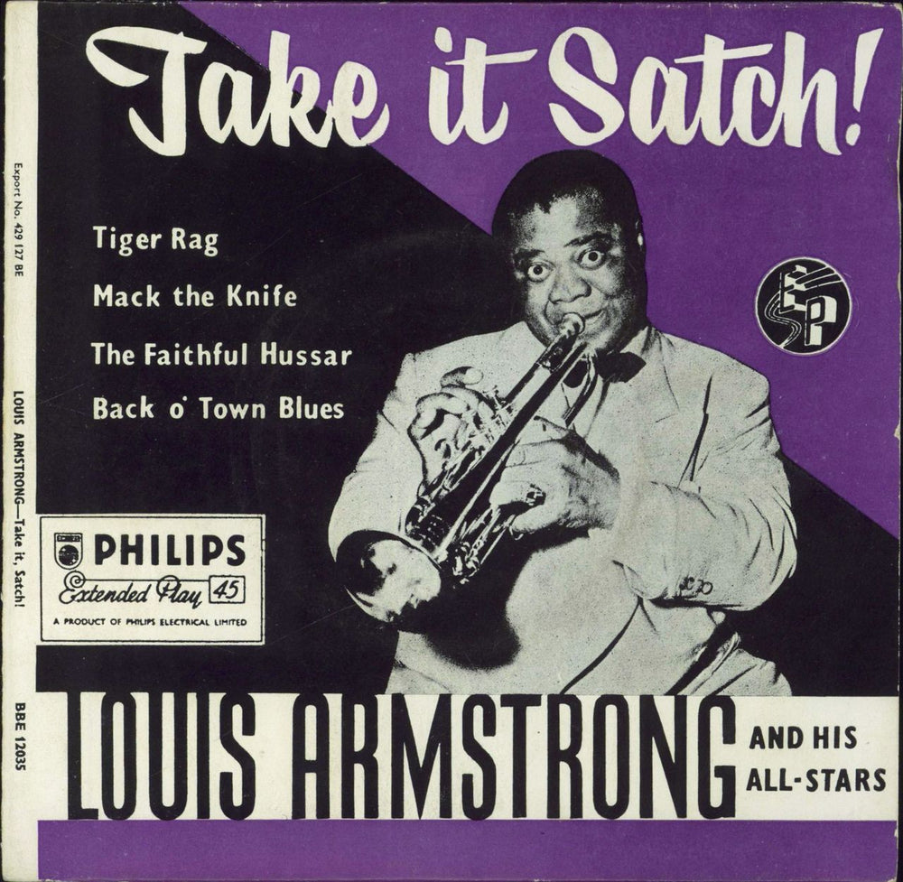 Louis Armstrong Take It Satch! UK 7" vinyl single (7 inch record / 45) BBE12035