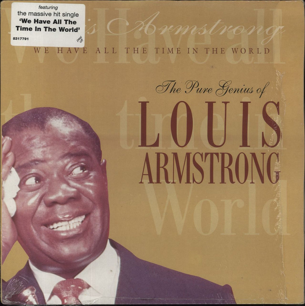 Louis Armstrong The Pure Genius Of Louis Armstrong: We Have All The Time In The World UK vinyl LP album (LP record) 8317791