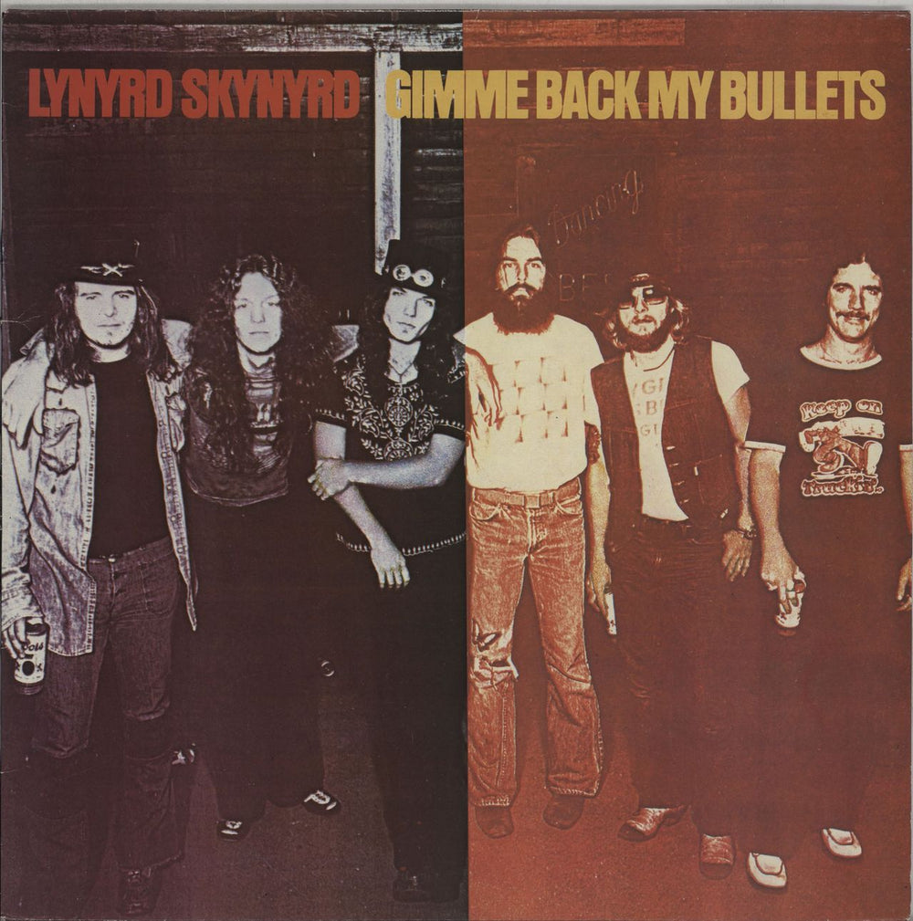 Lynyrd Skynyrd Gimme Back My Bullets UK vinyl LP album (LP record) MCL1653