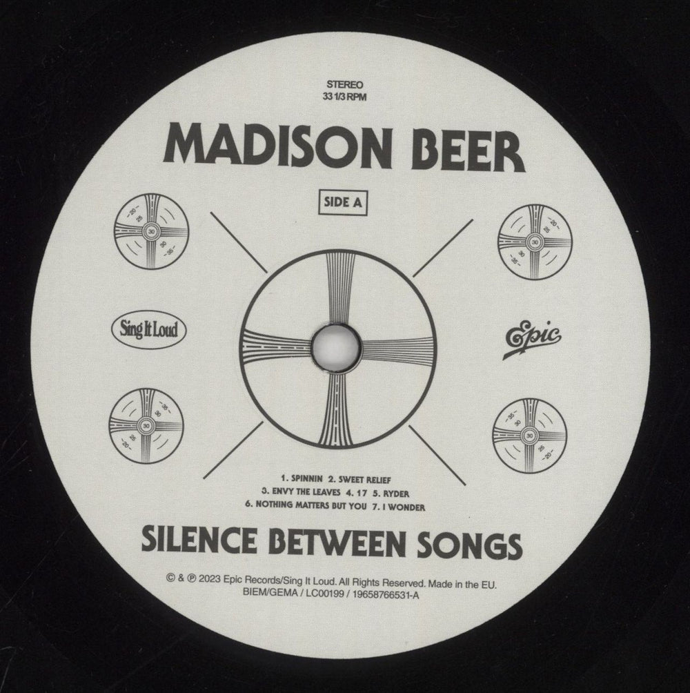 Madison Beer Silence Between Songs UK vinyl LP album (LP record) 64KLPSI860648