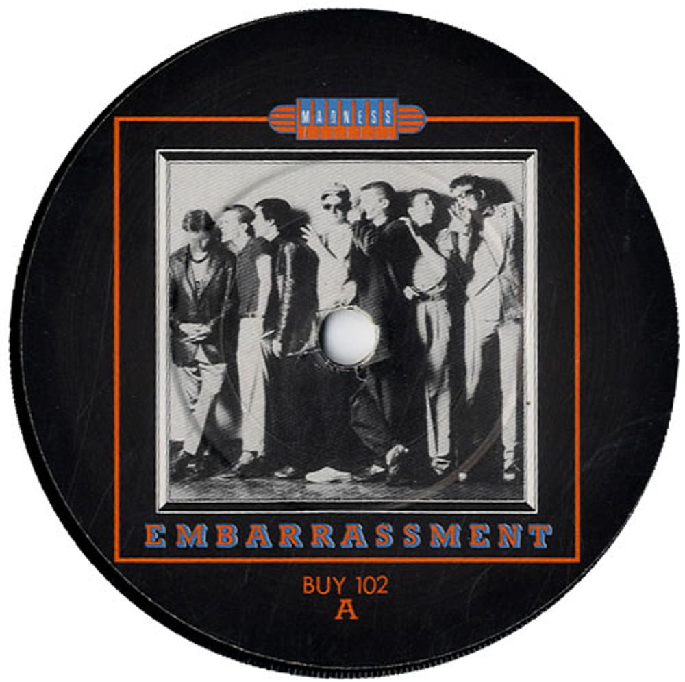 Madness Embarrassment - 1st - P/S UK 7" vinyl single (7 inch record / 45) MDN07EM584897