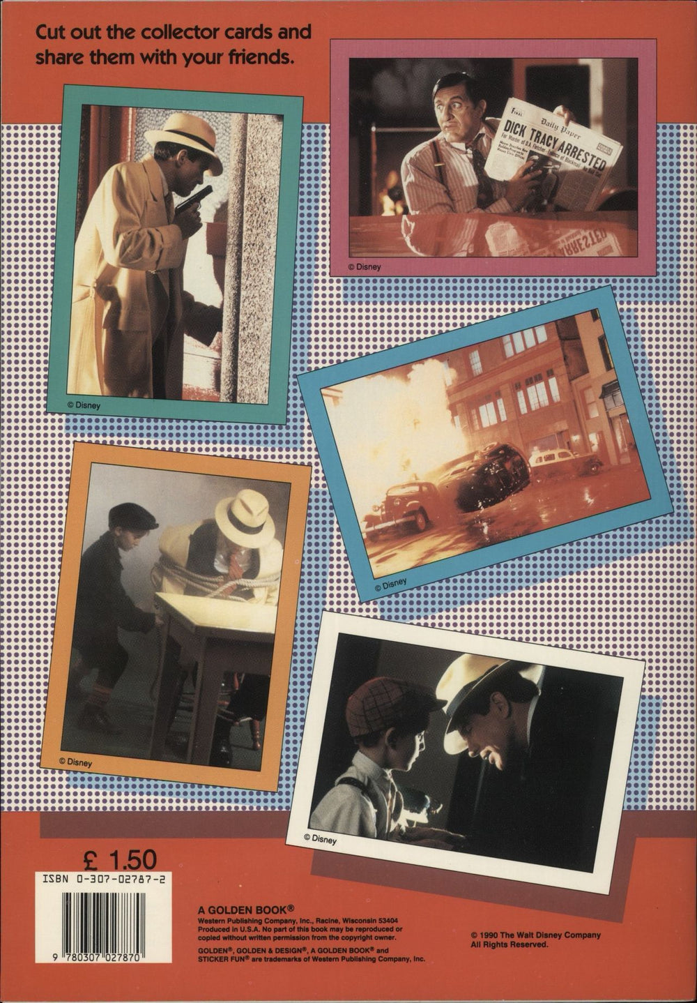 Madonna Dick Tracy Giant Sticker Book US book 9780307027870