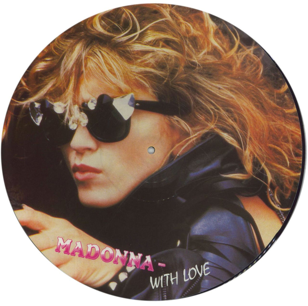 Madonna With Love UK picture disc LP (vinyl picture disc album) MA-1