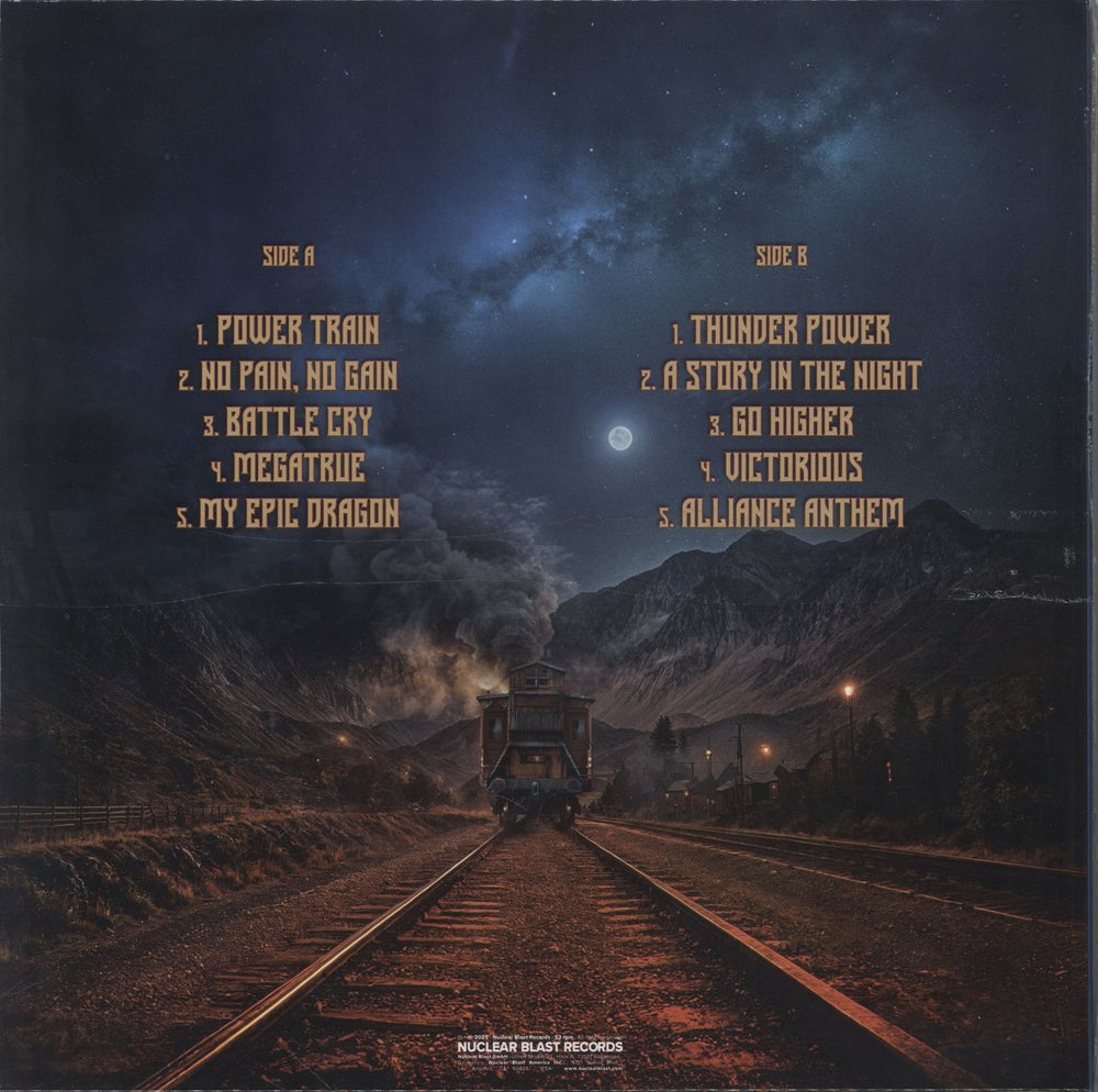 Majestica Power Train - Turquoise With Black Smoke Vinyl - Sealed US vinyl LP album (LP record) 8CZLPPO859134