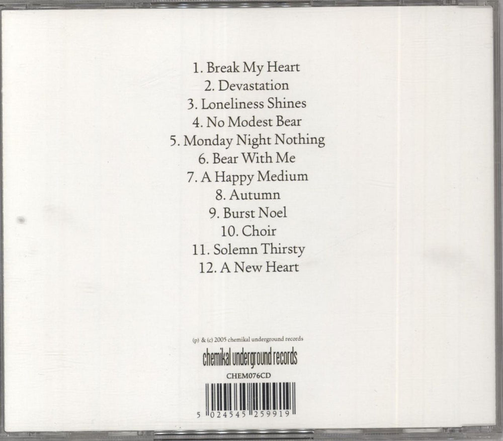 Malcolm Middleton Into The Woods UK CD album (CDLP) ML6CDIN833485