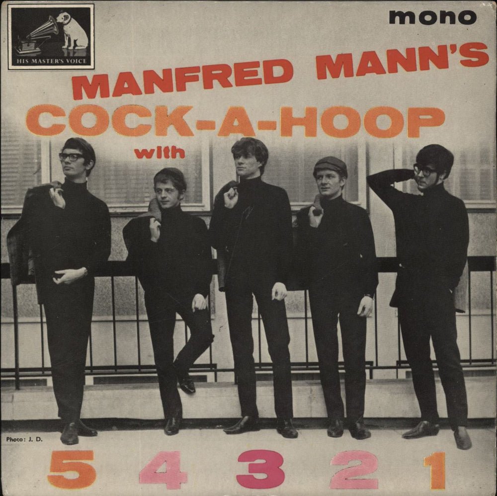 Manfred Mann Manfred Mann's Cock-a-hoop With 5-4-3-2-1 E.P. UK 7" vinyl single (7 inch record / 45) 7EG8848