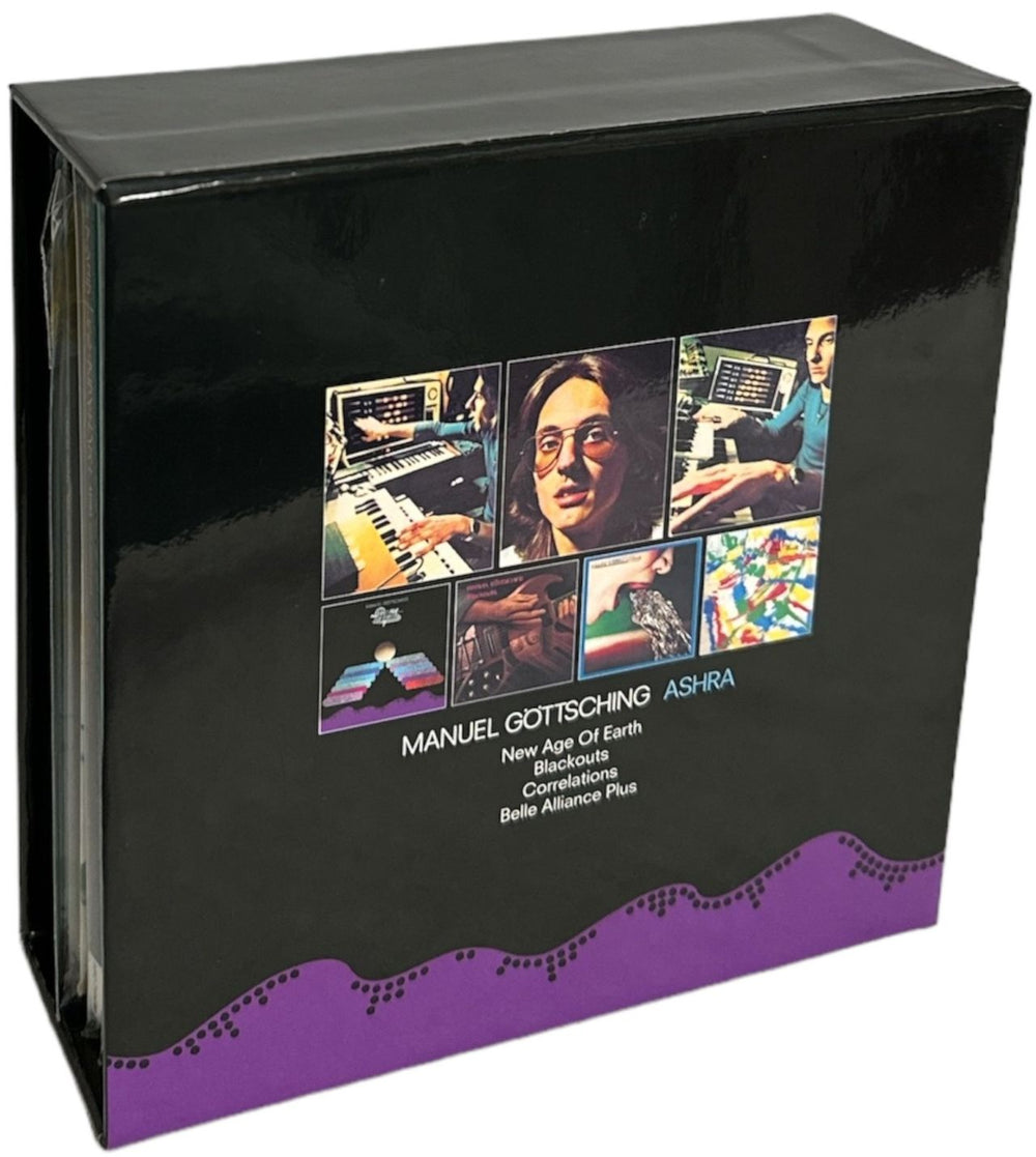 Manuel Gottsching New Age Of Earth - Paper Sleeve Collection [4 Titles] + Box Japanese CD Album Box Set