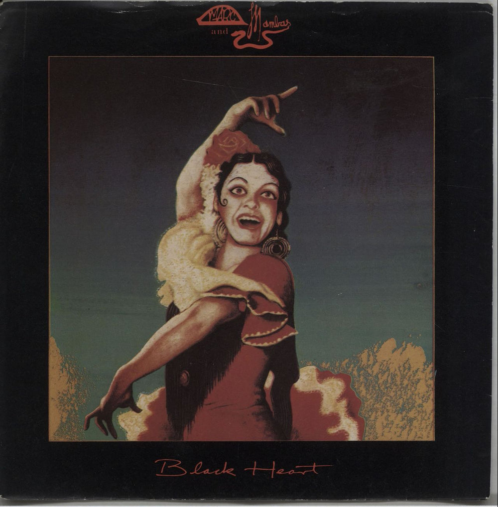 Marc And The Mambas Black Heart UK 7" vinyl single (7 inch record / 45) BZS19