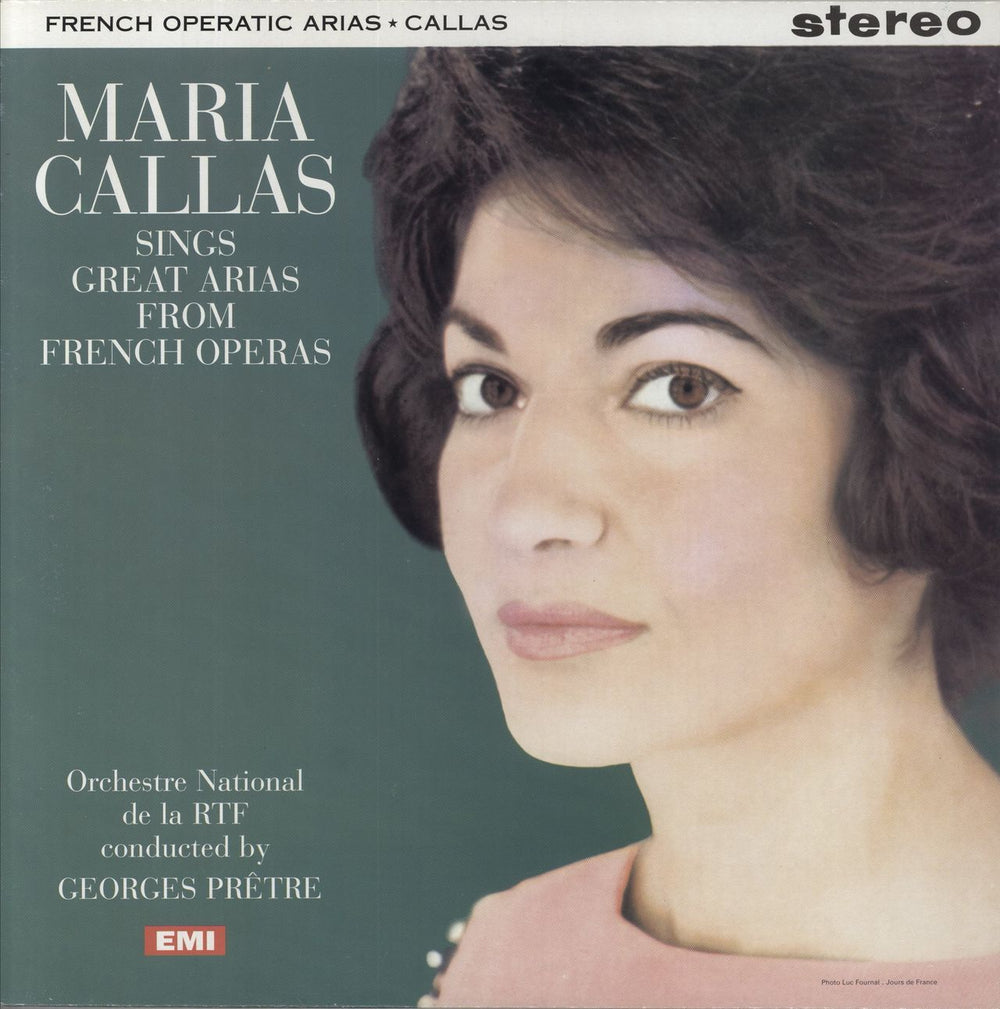 Maria Callas French Operatic Arias - 180gm UK vinyl LP album (LP record) SAX2410