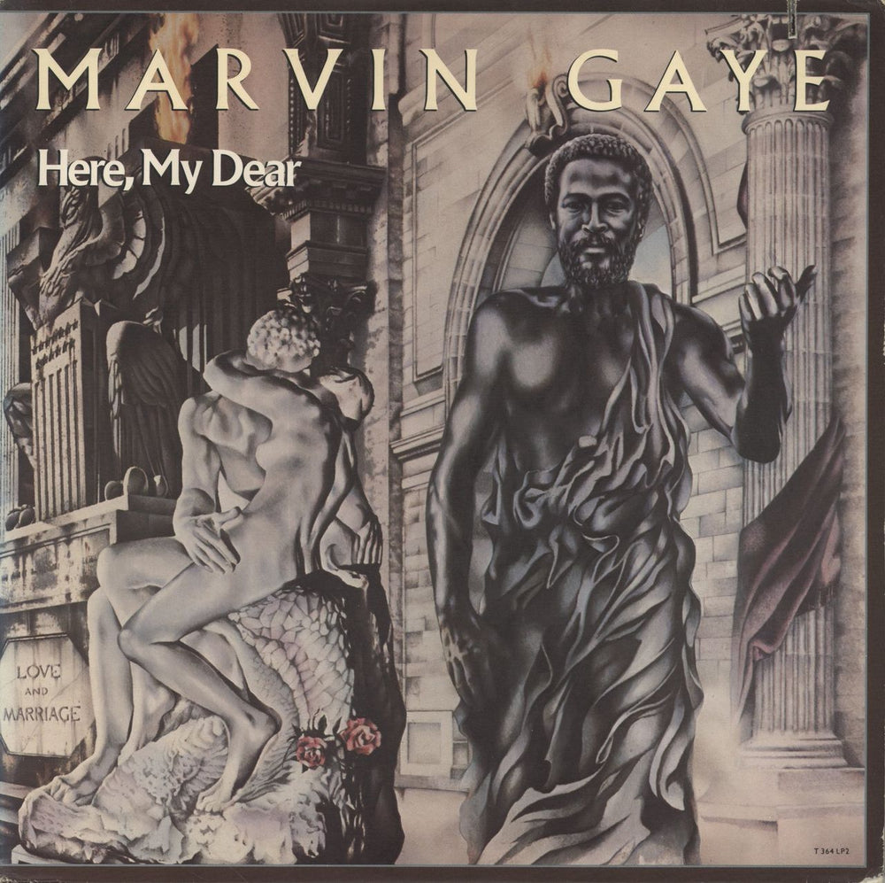 Marvin Gaye Here, My Dear - EX US 2-LP vinyl record set (Double LP Album) T364LP2