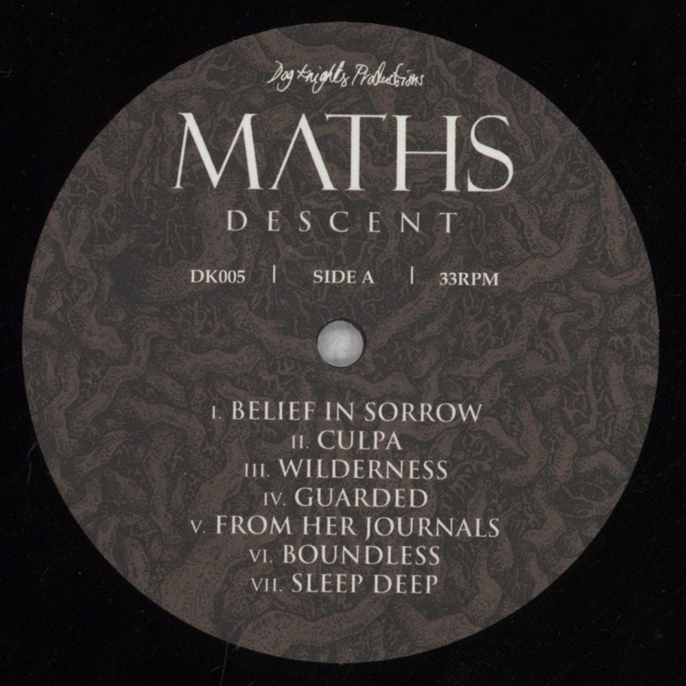 Maths Descent UK vinyl LP album (LP record) 2G2LPDE845752