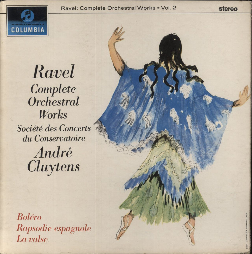 Maurice Ravel Complete Orchestral Works Vol. 2 - 2nd UK vinyl LP album (LP record) SAX2477