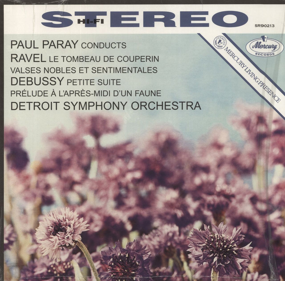 Maurice Ravel Paul Paray Conducts Music By Ravel And Debussy German vinyl LP album (LP record) SR90213