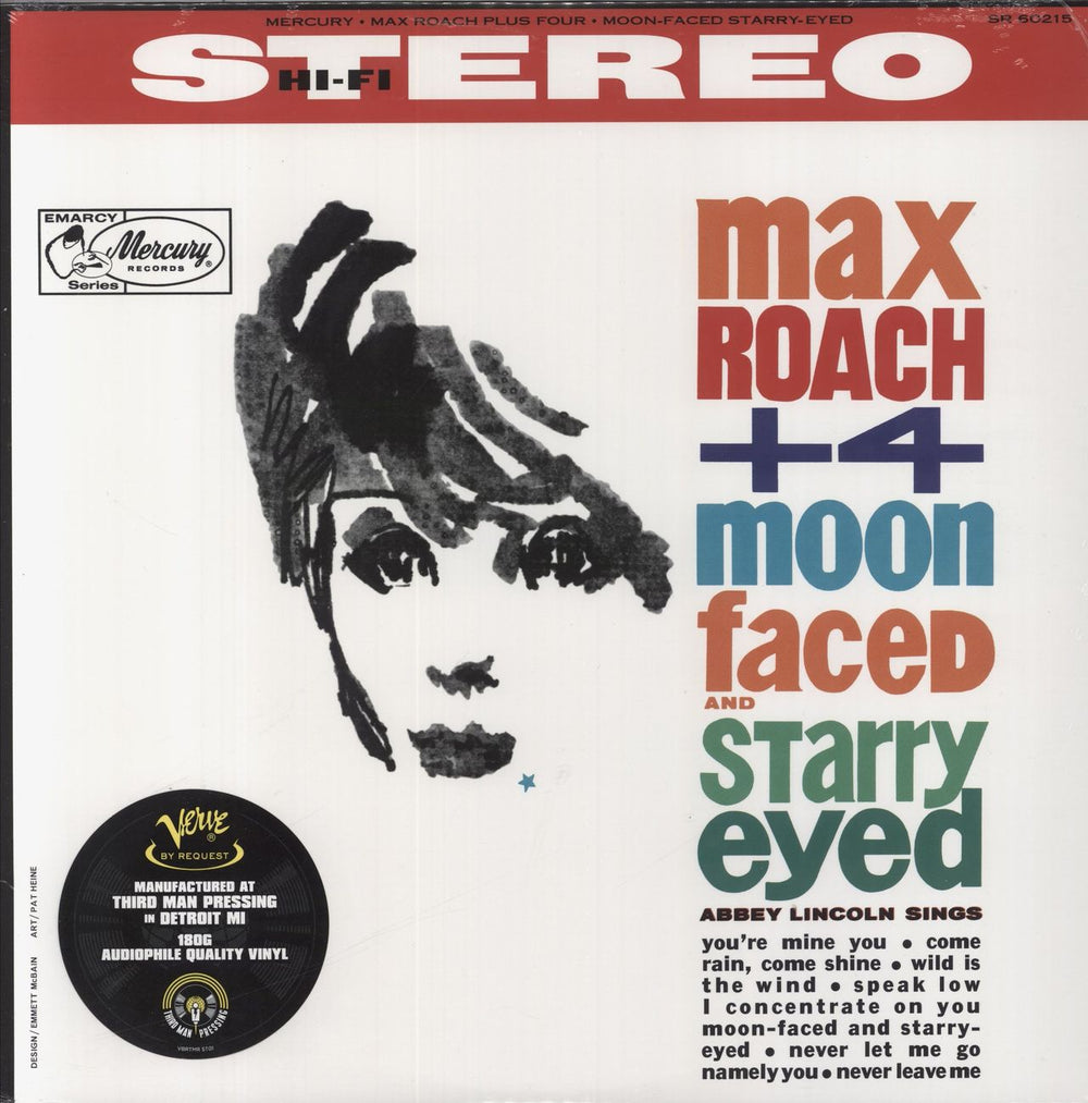 Max Roach Moon Faced And Starry Eyed - 180g - Sealed US vinyl LP album (LP record) B0038340-01