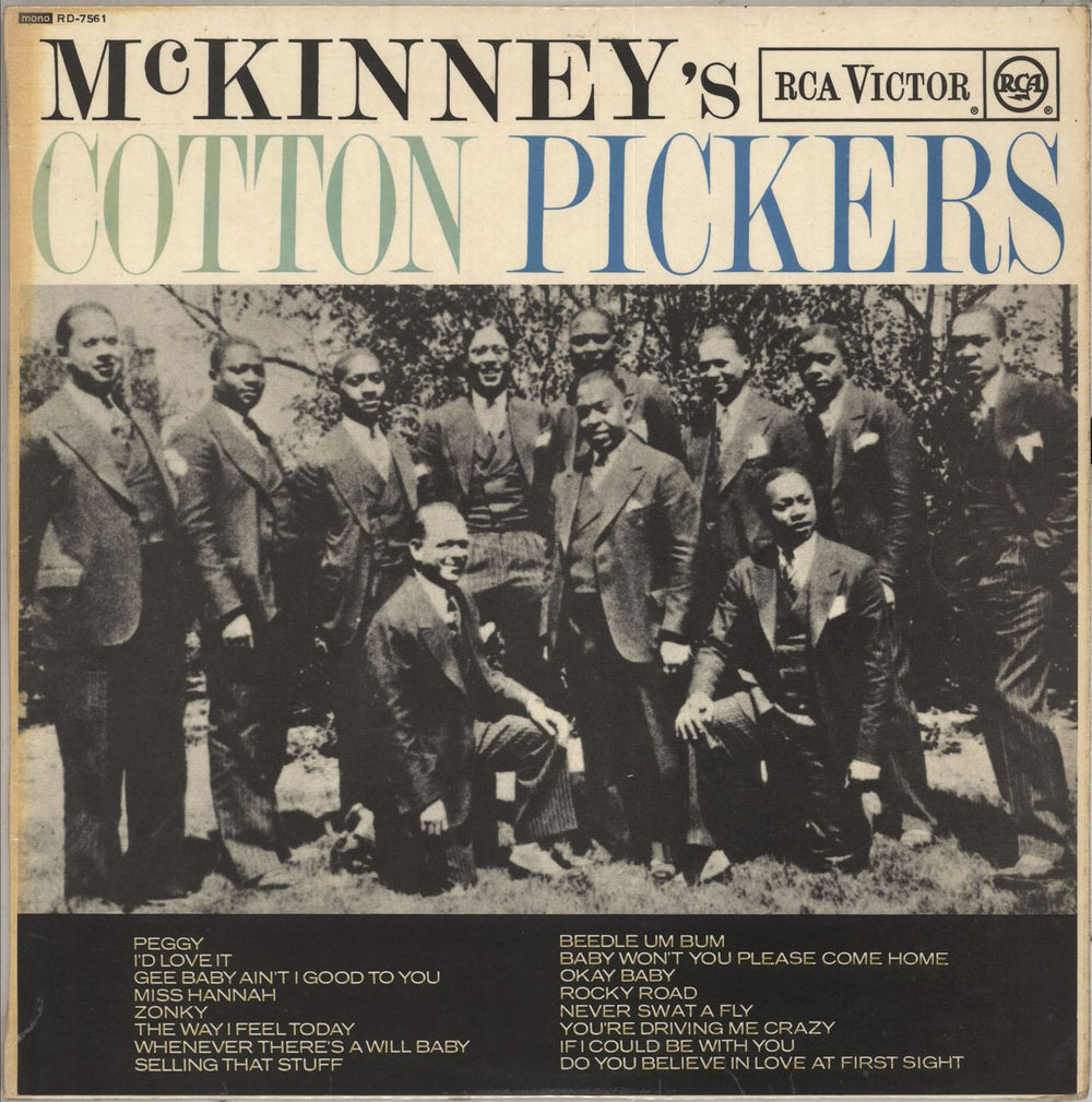 McKinney's Cotton Pickers McKinney's Cotton Pickers - 1st UK vinyl LP album (LP record) RD-7561