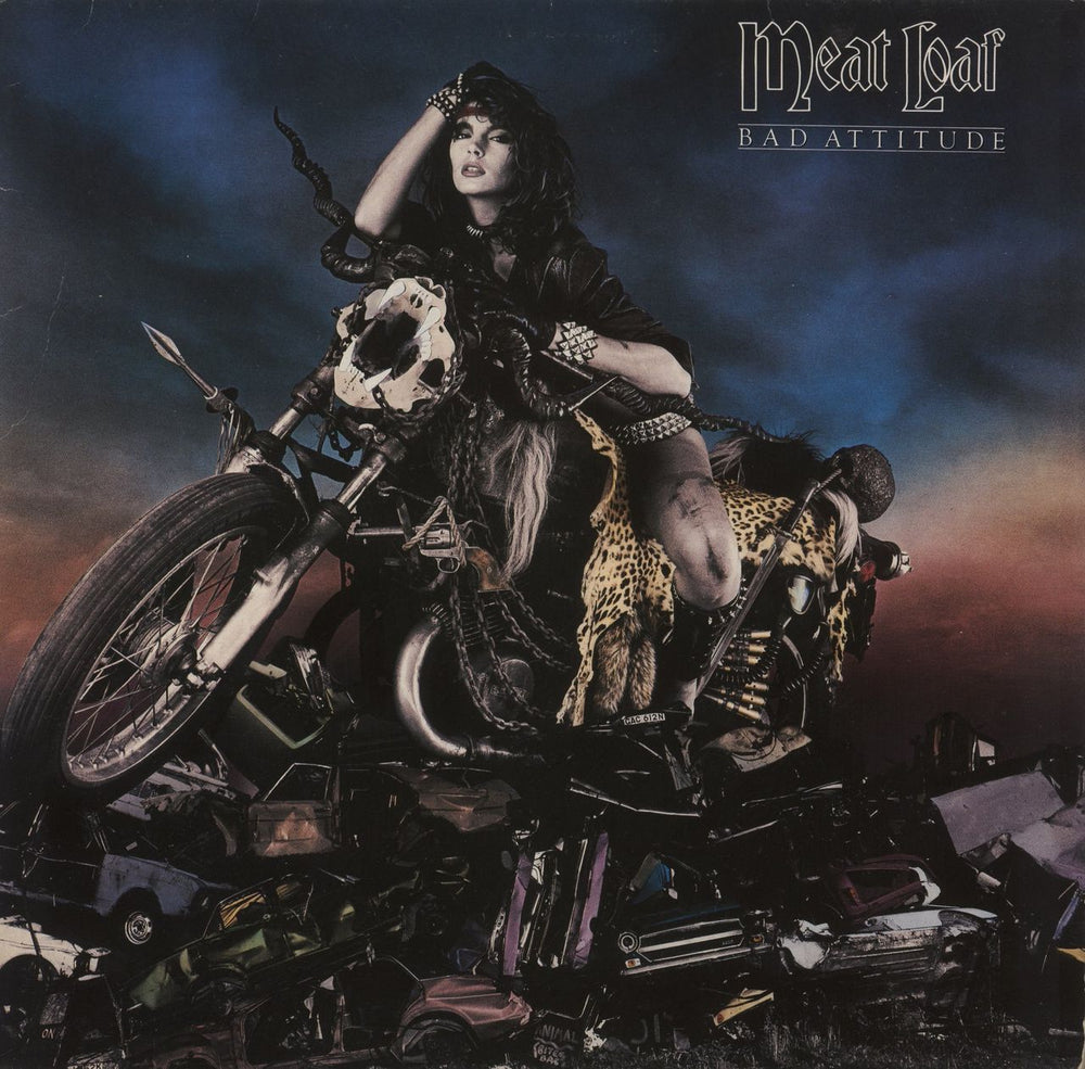 Meat Loaf Bad Attitude German vinyl LP album (LP record) 206619