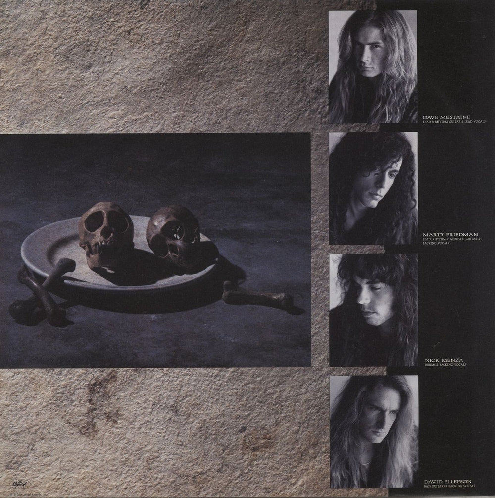 Megadeth Countdown To Extinction UK vinyl LP album (LP record)