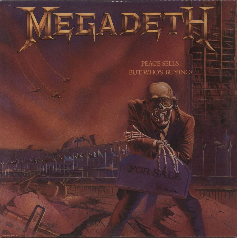 Megadeth Peace Sells... But Who's Buying? - 180gm US vinyl LP album (LP record) ST-12526