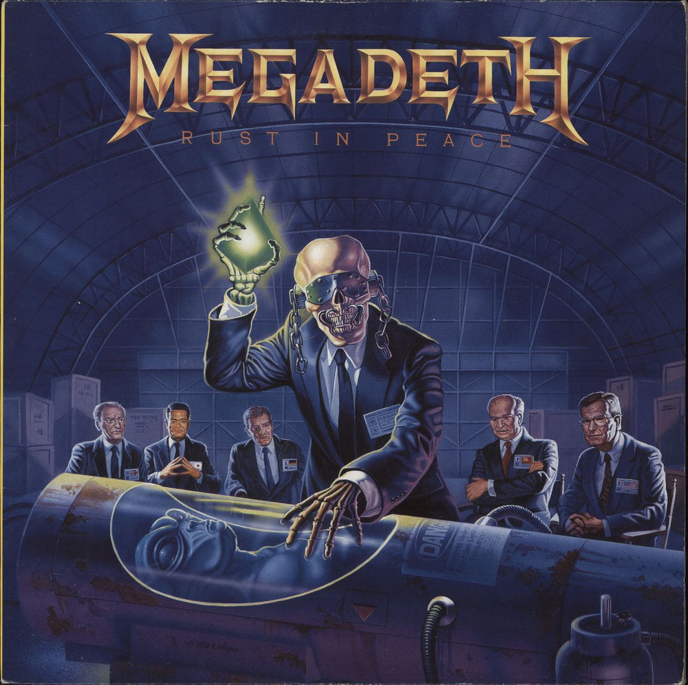 Megadeth Rust In Peace - EX UK vinyl LP album (LP record) EST2132